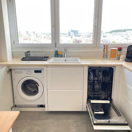 Διαμέρισμα Paris Magnifique 4 Pieces De 108m2 Avec 2 Parking Interieur - Tres Cosy Pour 1 A 12 Personnes - Entierement Refait A Neuf Entire Luxurious And Warm - Paris 19 Eme Free Wifi Gratuit *