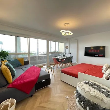 Paris Magnifique 4 Pieces De 108m2 Avec 2 Parking Interieur - Tres Cosy Pour 1 A 12 Personnes - Entierement Refait A Neuf Entire Luxurious And Warm - Paris 19 Eme Free Wifi Gratuit *