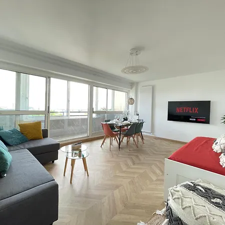 Paris Magnifique 4 Pieces De 108m2 Avec 2 Parking Interieur - Tres Cosy Pour 1 A 12 Personnes - Entierement Refait A Neuf Entire Luxurious And Warm - Paris 19 Eme Free Wifi Gratuit Pantin